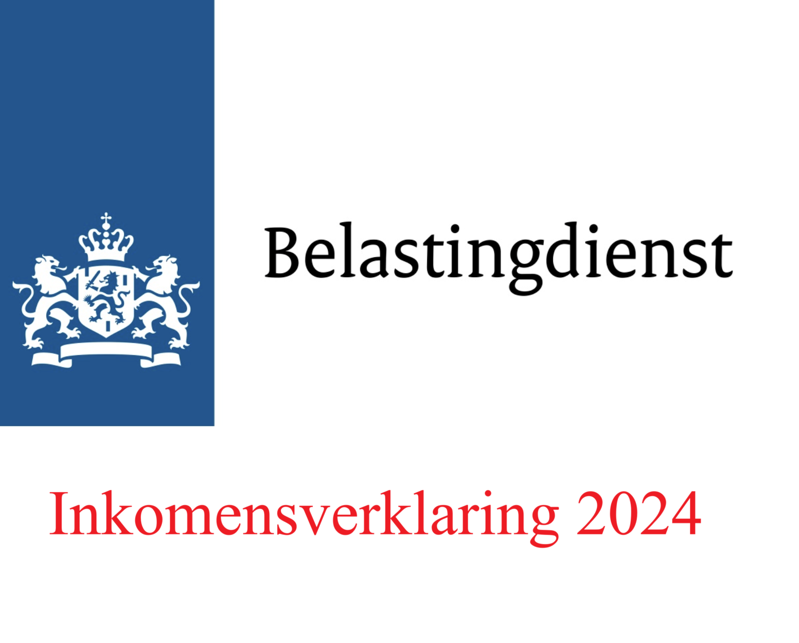 Logo Belastingdienst Inkomensverklaring 2024